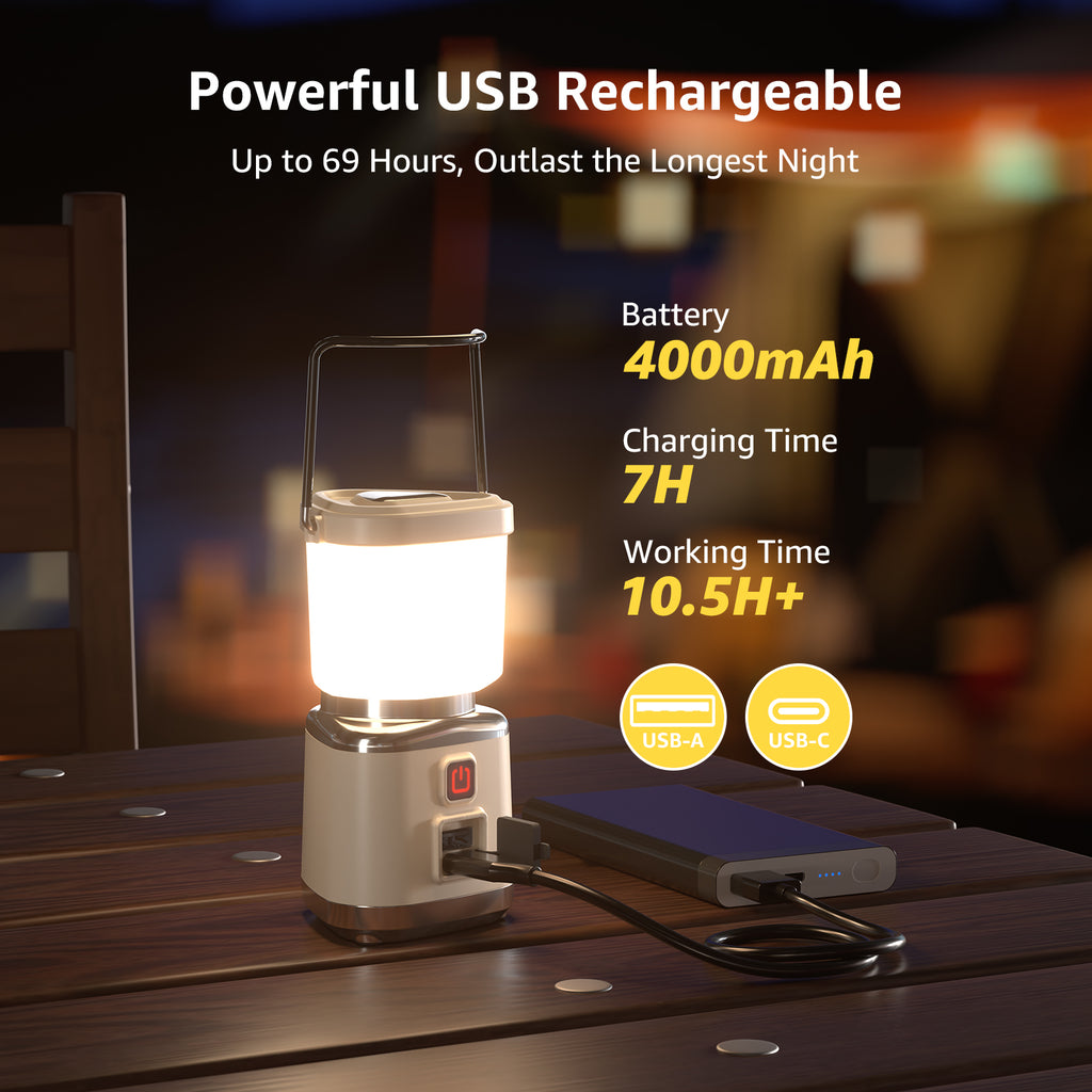C100 Camping Lantern Rechargeable