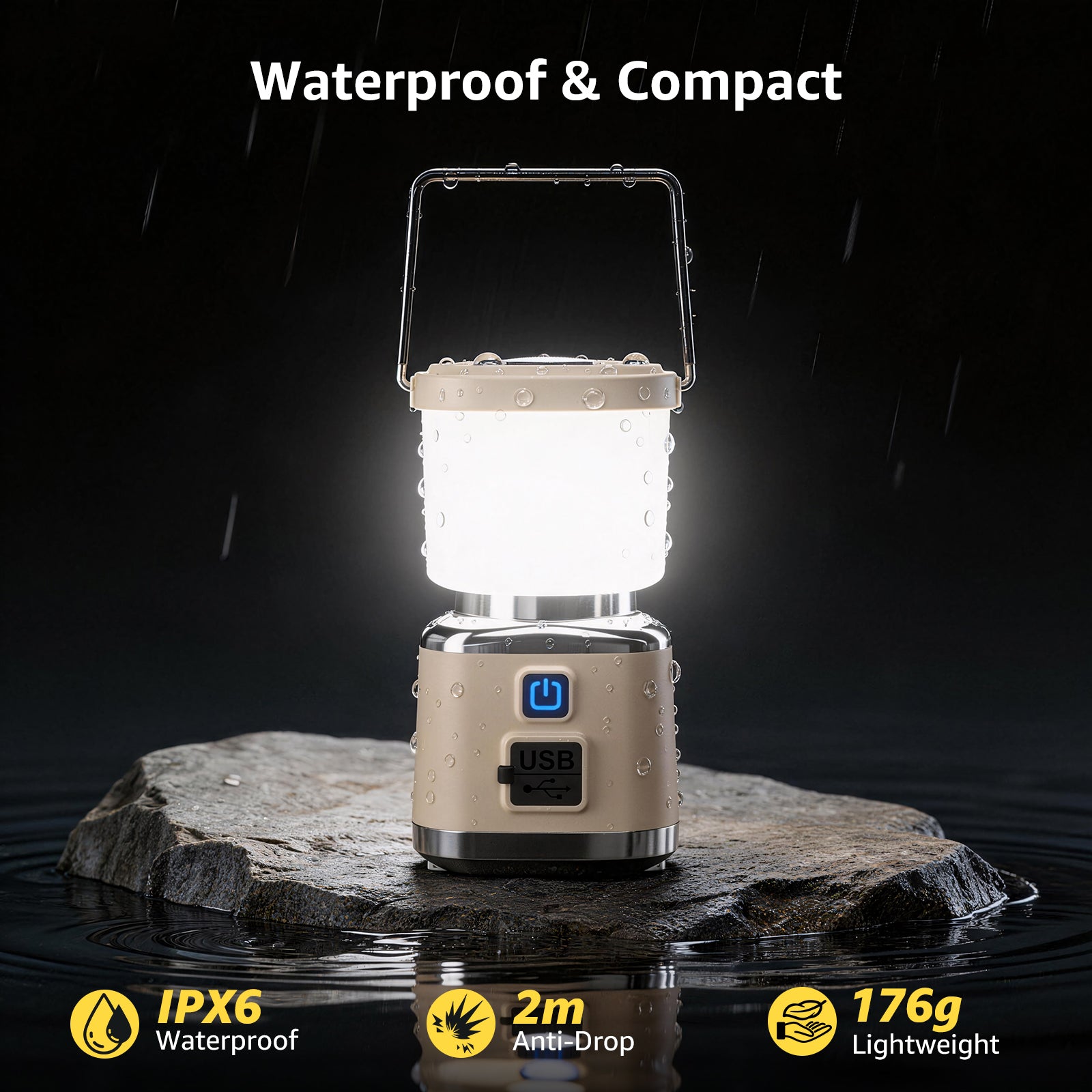 C100 Camping Lantern Rechargeable