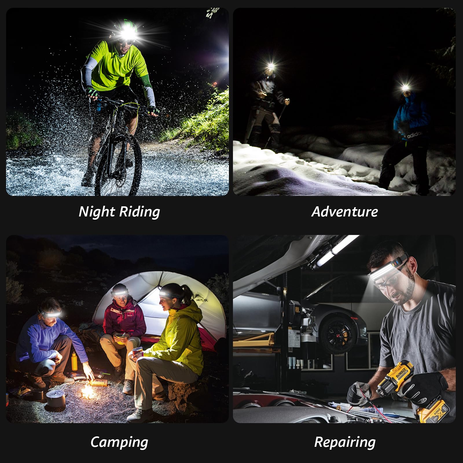 Demlaies 811 Head Torch Rechargeable