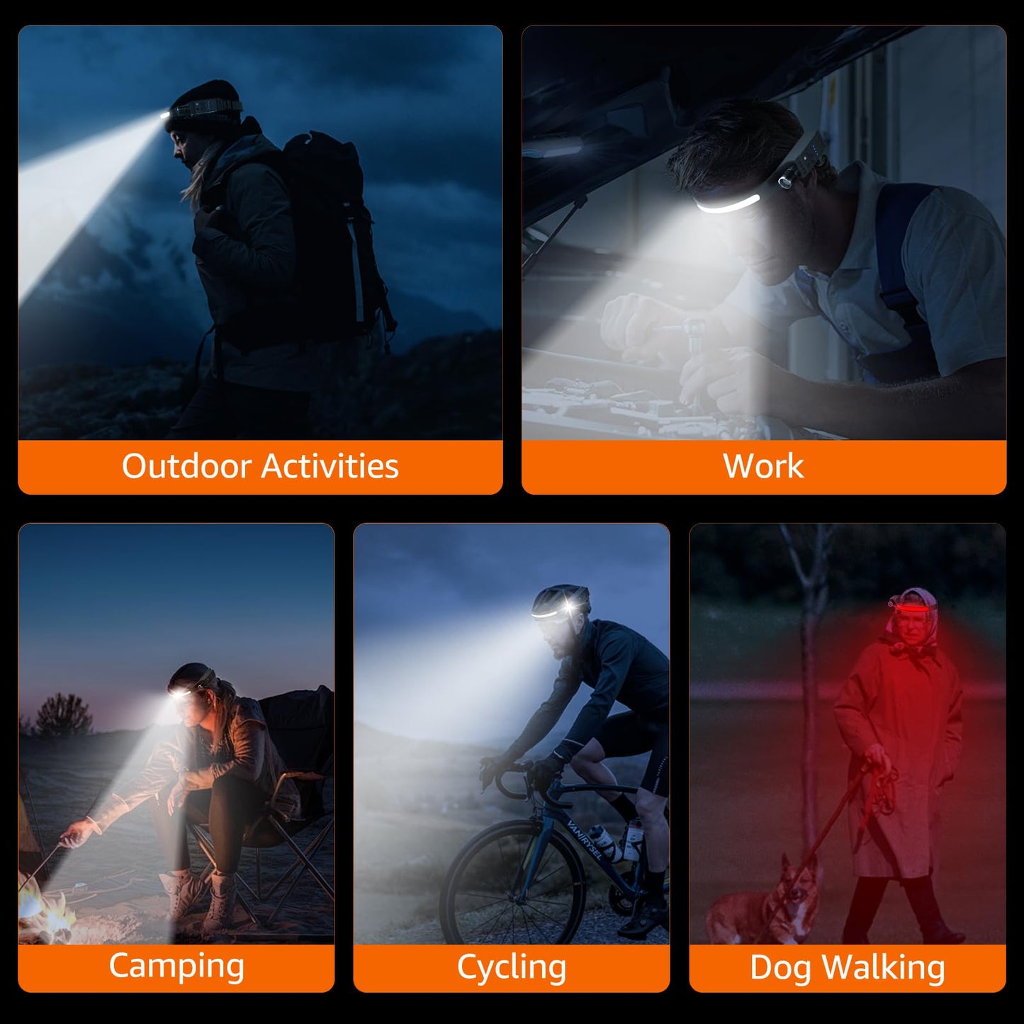 Demlaies L100 Head Torch Rechargeable